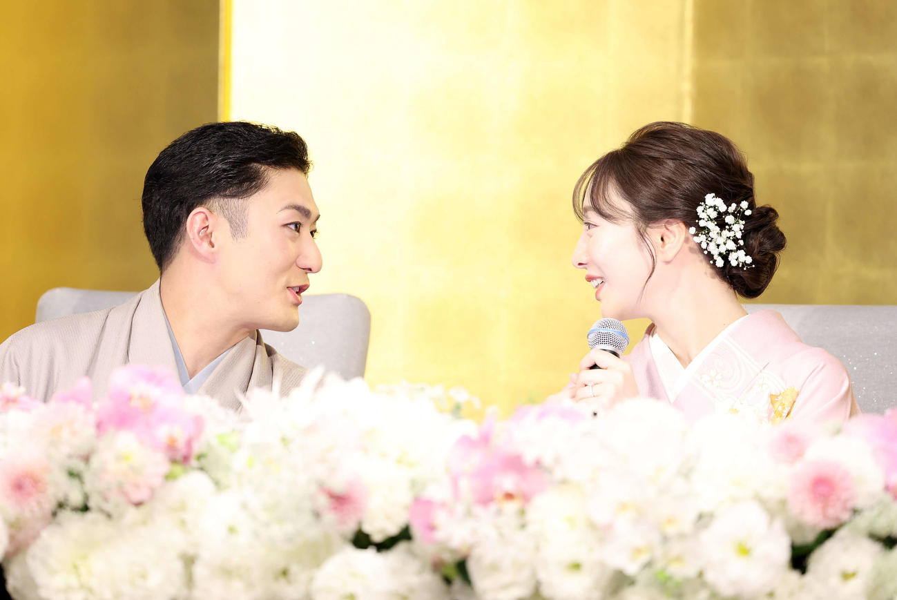 二股疑惑を乗り越え梨園の妻に