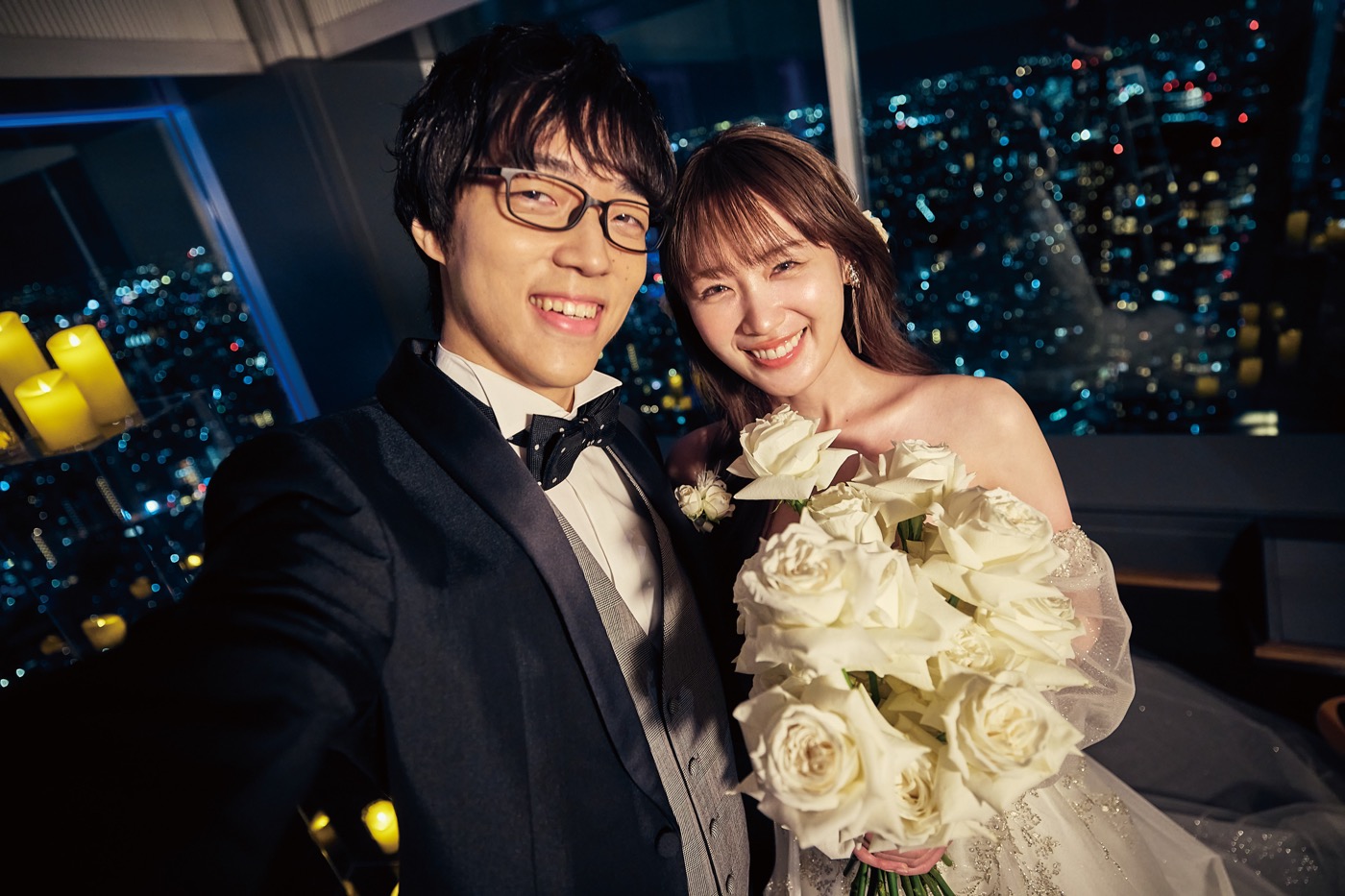 結婚式の様子を公開
