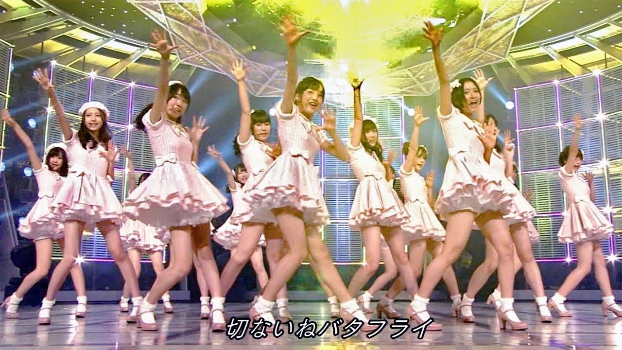 【Full HD 60fps】 HKT48 初恋バタフライ (2013.01.20) - YouTube