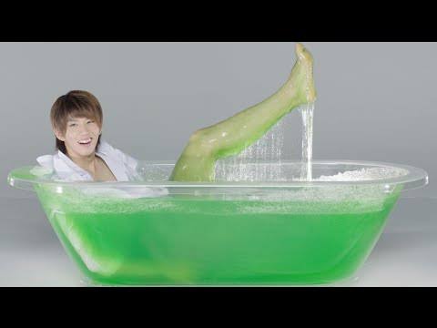 5位 スライムで風呂作ってみた　I make Slime Bathtub ! 