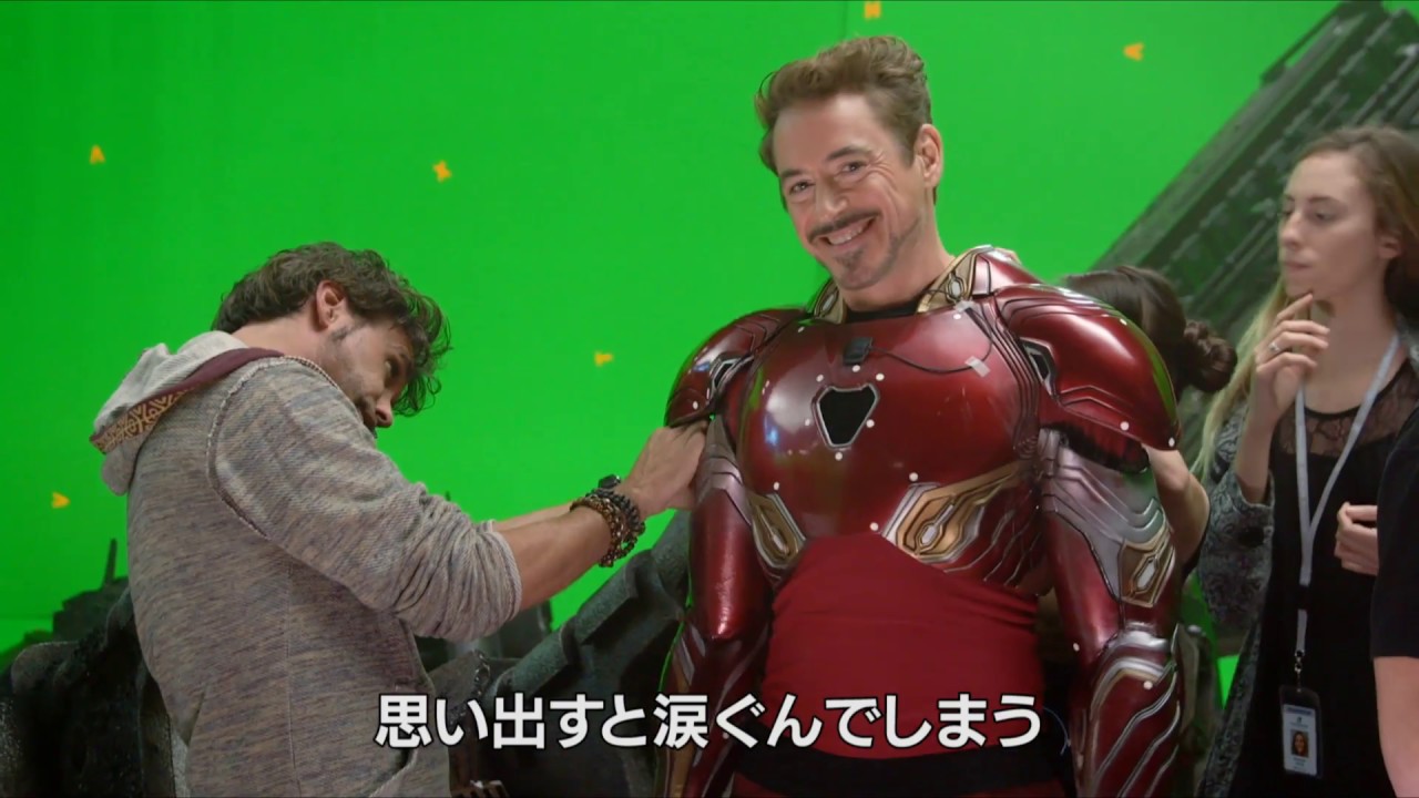 撮影現場は超にぎやか！映画『アベンジャーズ／インフィニティ・ウォー』メイキング映像 - YouTube