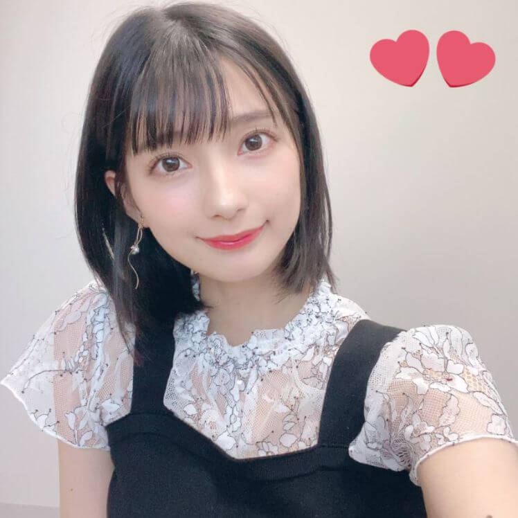 高野麻里佳のメイク後の画像①