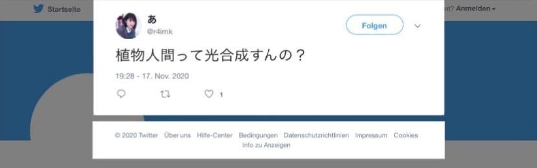 裏アカでの暴言③～植物人間