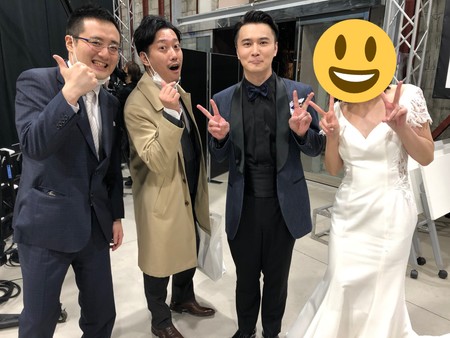 加藤純一さんと嫁の結婚式の様子