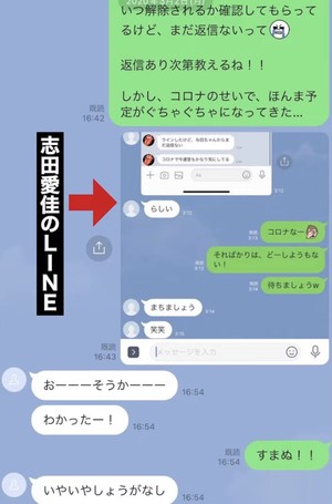 新田真剣佑さんとガーシーのLINEでのやりとり